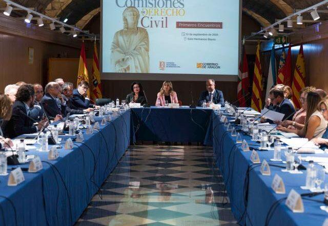 Aragón recibe los segundos encuentros de las comisiones asesoras de Derecho Civil