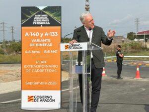 Inauguración de la variante de Binéfar: un respiro para el casco urbano al reducir el tráfico, ruido y contaminación