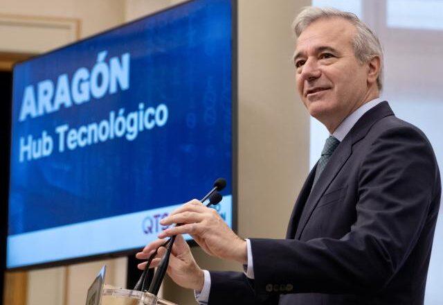 Jorge Azcón destaca que el Proyecto Rhodes creará 3.400 empleos y aportará más de un millón de euros en impuestos anuales a Calatorao