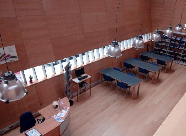 El Ayuntamiento comienza la contratación de obras para mejorar la Biblioteca Ramón J. Sender con un presupuesto de 281.111,39 euros