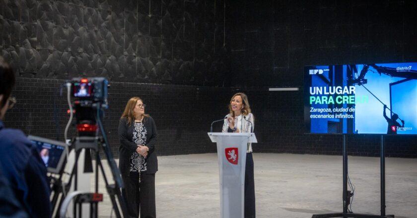 El Ayuntamiento de Zaragoza firma un contrato con EFD Studios para gestionar los platós de Distrito 7 y fomentar nuevas producciones audiovisuales