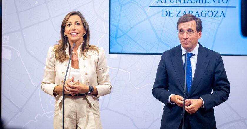 Natalia Chueca y Martínez-Almeida fortalecen la conexión entre Madrid y Zaragoza