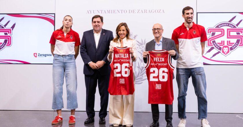 La alcaldesa Natalia Chueca se reúne con el Casademont Zaragoza y resalta su papel como embajador de la ciudad en España y Europa