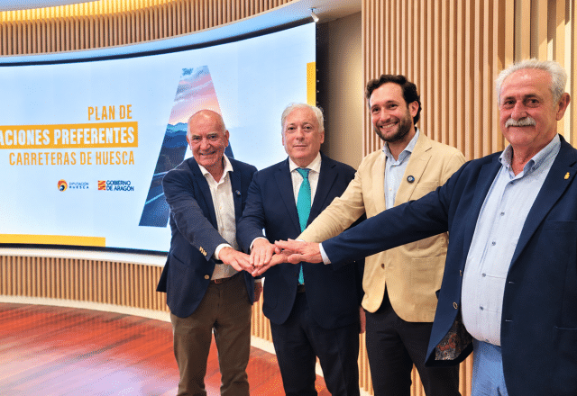 Gobierno de Aragón y DPH presentan un Plan de Actuaciones Preferentes para las Carreteras de Huesca