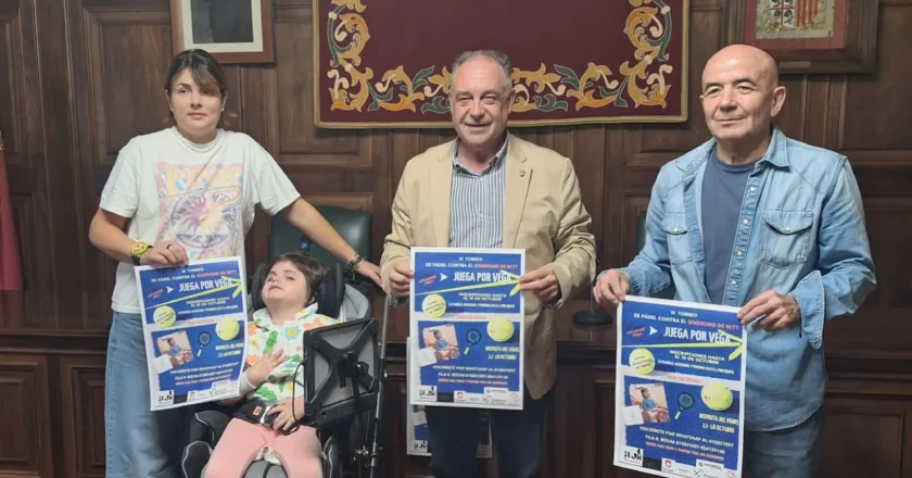 Teruel se une nuevamente en la III edición del Torneo de Pádel Solidario Síndrome de Rett, Juega por Vega.